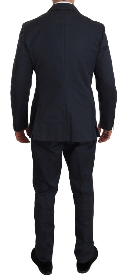 Romeo Gigli Elegant Blue Two-Piece Suit Romeo Gigli