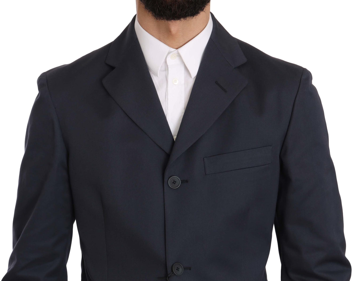 Romeo Gigli Elegant Blue Two-Piece Suit Romeo Gigli