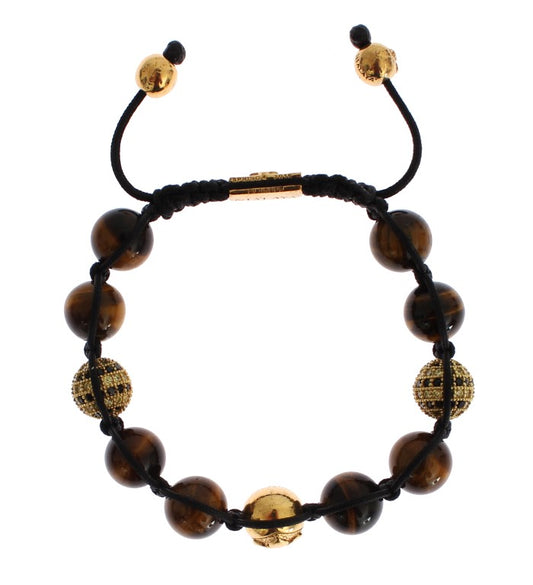 Nialaya Chic Multicolor CZ & Tigers Eye Bracelet Nialaya