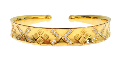 Nialaya Elegant Gold Plated Silver CZ Bracelet Nialaya