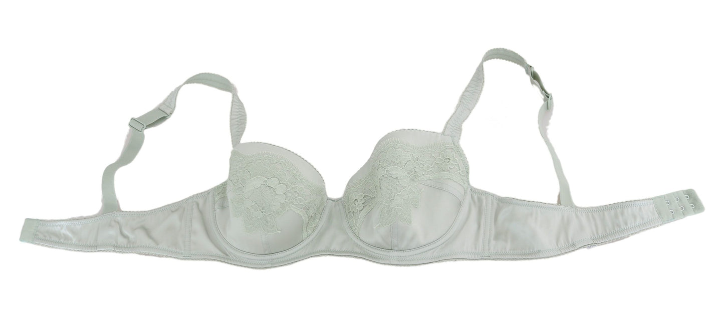 Dolce & Gabbana Elegant Floral Lace Silk Bra Dolce & Gabbana